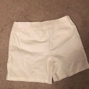 Loft brand size 6 and 6” white shorts